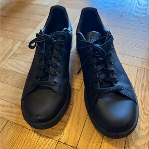 Black Men's Stan Smith Sneakers - Size 10